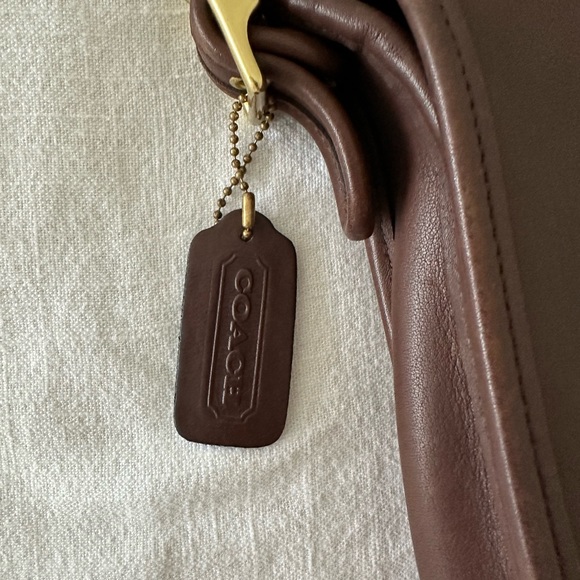Vintage coach leather satchel side bag - Picture 3 of 8